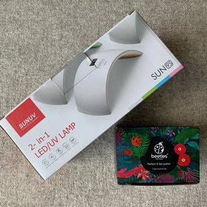 Gel UV light + 6 7.3mL gel colors